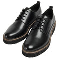Black - Front - POD Womens-Ladies Kris Leather Shoes