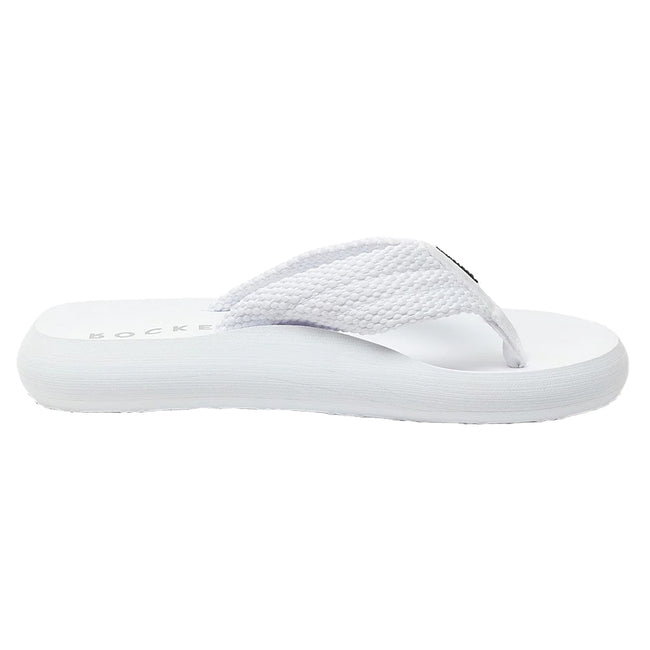 White - Lifestyle - Rocket Dog Womens-Ladies Sunset Webbing Flip Flops
