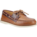 Tan-Brown - Front - Sperry Mens Authentic Gold Cup Leather Boat Shoes