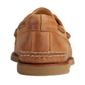 Tan - Back - Sperry Mens Authentic Gold Cup Leather Boat Shoes