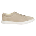 Taupe - Side - Jack And Jones Mens Galaxy Suede Trainers