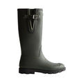 Dark Olive-Black - Side - Hunter Mens Downpour Adjustable Wellington Boots