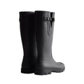 Black - Back - Hunter Mens Downpour Adjustable Wellington Boots