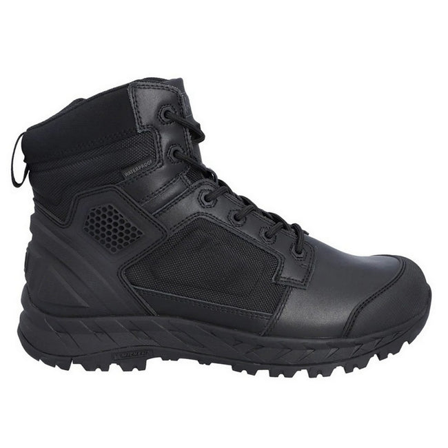 Black - Side - Magnum Mens Spider Exo 6.0 WP SZ Occupational Safety Boots