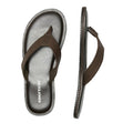 Brown Stone - Lifestyle - Jack And Jones Mens Washton Leather Flip Flops