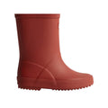 Military Red - Side - Hunter Childrens-Kids Original First Wellington Boots