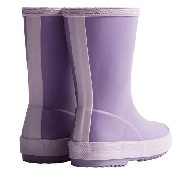 Lavender Mist-Tempered Mauve - Back - Hunter Childrens-Kids Original First Wellington Boots