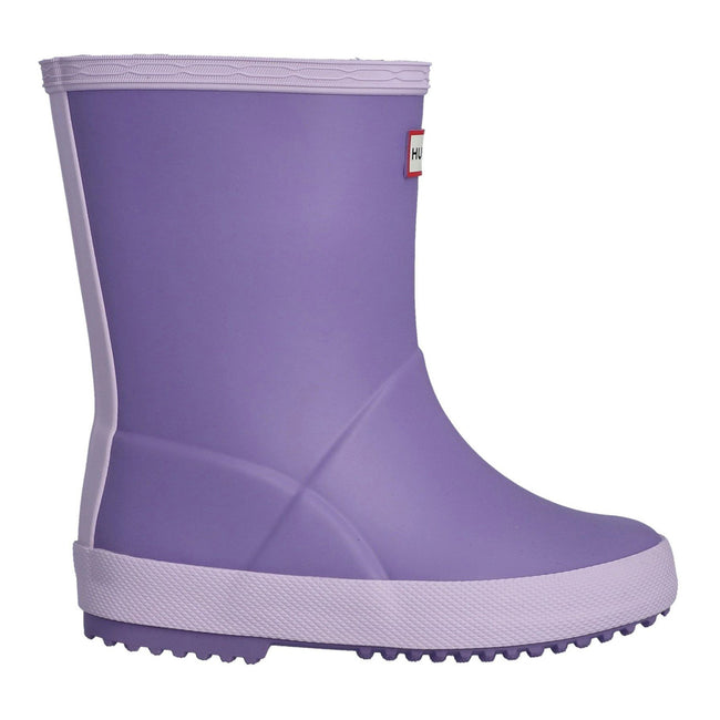 Lavender Mist-Tempered Mauve - Side - Hunter Childrens-Kids Original First Wellington Boots
