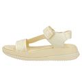 Mellow Yellow - Side - FitFlop Womens-Ladies Surff Leather Detailing Backstrap Sandals