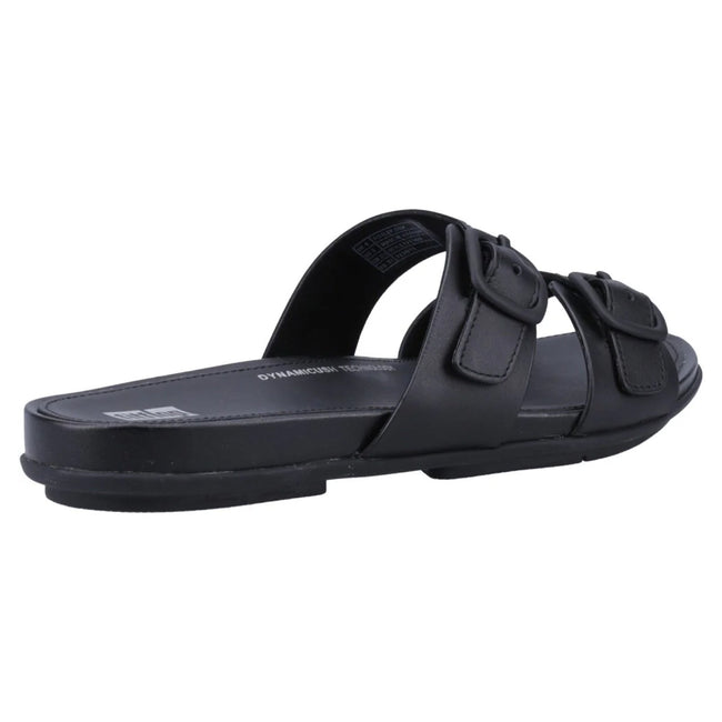 All Black - Back - FitFlop Womens-Ladies Gracie Sliders
