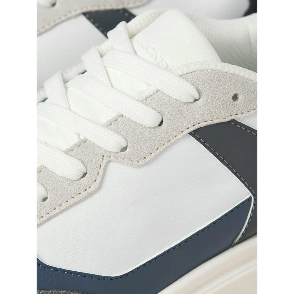 White-Castle Rock-Navy Blazer - Pack Shot - Jack And Jones Mens Aspire Runner Trainers