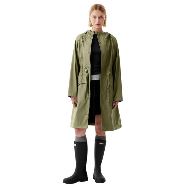 Deep Lichen Green - Lifestyle - Hunter Womens-Ladies Janna Parka