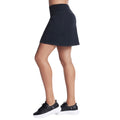 Black - Side - Skechers Womens-Ladies Go Flex Skort