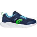 Navy-Light Green - Lifestyle - Geox Boys J Sprintye Trainers