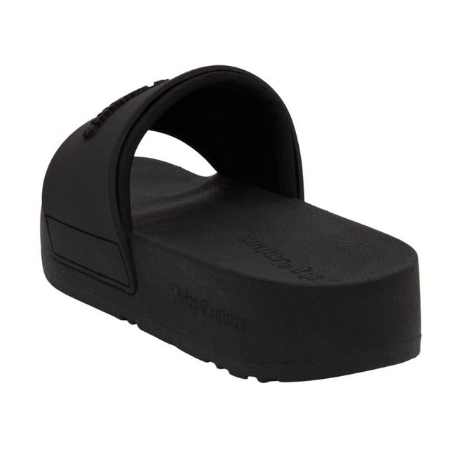 Black - Back - Juicy Couture Womens-Ladies Breanna Stacked Sliders