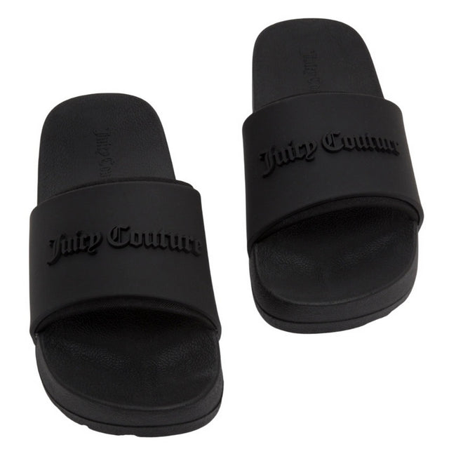 Black - Pack Shot - Juicy Couture Womens-Ladies Breanna Stacked Sliders
