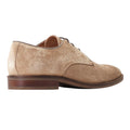 Sand - Back - Base London Mens Bronte Leather Derby Shoes