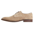 Sand - Pack Shot - Base London Mens Bronte Leather Derby Shoes