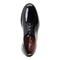 Black - Lifestyle - Base London Mens Roly Plain Leather Derby Shoes