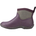 Wine - Side - Muck Boots Womens-Ladies Muckster II All Purpose Lightweight Ankle Wellington Boots