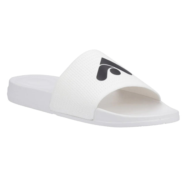 White - Front - FitFlop Unisex Adult Arrow iQushion Sliders