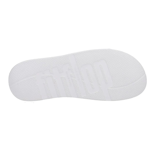 White - Pack Shot - FitFlop Unisex Adult Arrow iQushion Sliders