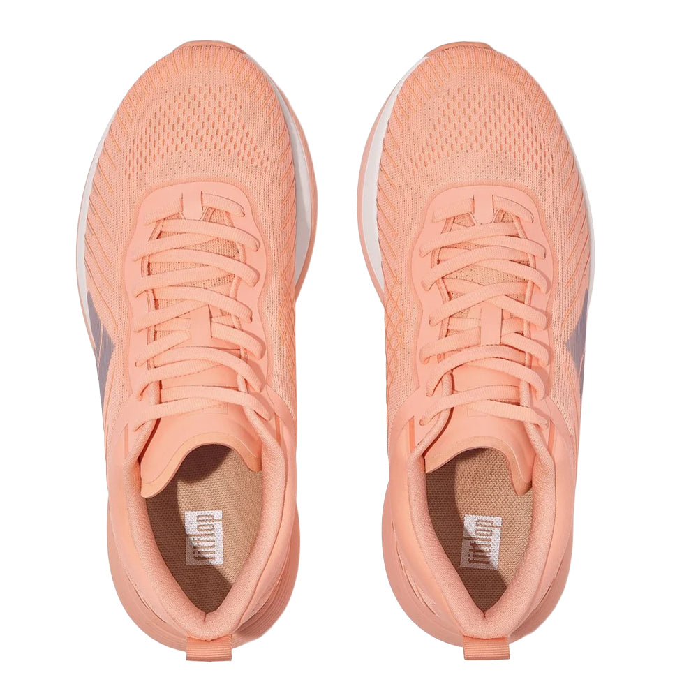 Blush - Side - FitFlop Womens-Ladies Runner Mesh Trainers