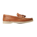 Burnt Tan - Side - Base London Mens Bonito Leather Loafers