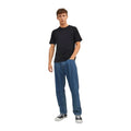Black - Lifestyle - Jack And Jones Mens Plain Short-Sleeved T-Shirt (Pack of 3)