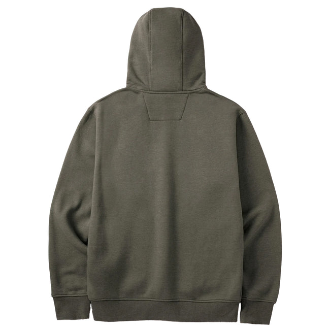 Army Moss Heather - Back - Caterpillar Mens Trademark Hoodie