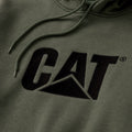 Army Moss Heather - Side - Caterpillar Mens Trademark Hoodie
