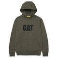 Army Moss Heather - Front - Caterpillar Mens Trademark Hoodie