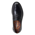 Black - Pack Shot - Base London Mens Ivey Leather Loafers