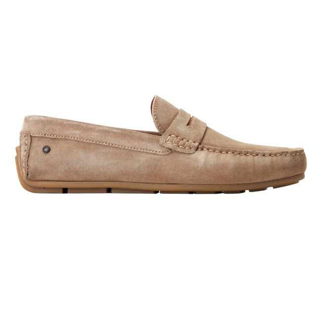 Sand - Lifestyle - Base London Mens Collins Driver Suede Loafers