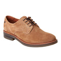Ginger - Front - Base London Mens Mawley Suede Derby Shoes