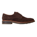 Burnt Brown - Lifestyle - Base London Mens Mawley Suede Derby Shoes