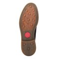 Navy - Side - Base London Mens Mawley Suede Derby Shoes