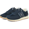 Navy Blazer-Glacier - Front - Jack And Jones Mens Spirit Runner Trainers