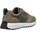 Sage - Back - Geox Mens U Volpiano Suede Trainers