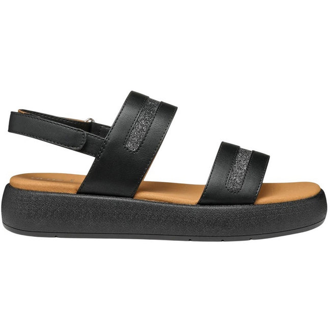 Black - Side - Geox Womens-Ladies D Camalei Sandals