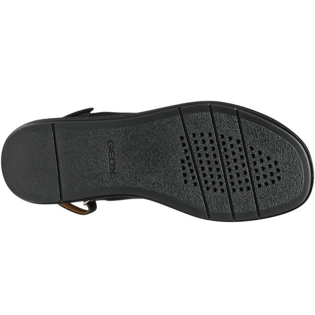 Black - Pack Shot - Geox Womens-Ladies D Camalei Sandals