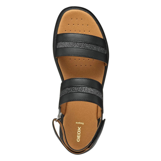 Black - Lifestyle - Geox Womens-Ladies D Camalei Sandals