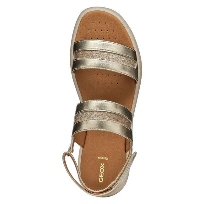Light Gold - Lifestyle - Geox Womens-Ladies D Camalei Sandals