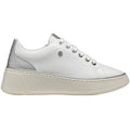 White-Silver - Pack Shot - Geox Womens-Ladies D Sunnetty Nubuck Trainers