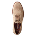 Sand - Pack Shot - Base London Mens Hatfield Classic Leather Brogues