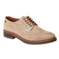 Sand - Front - Base London Mens Hatfield Classic Leather Brogues