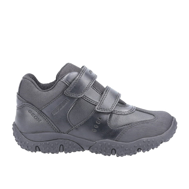 Black - Back - Geox Boys Baltic ABX Touch Fastening Trainers
