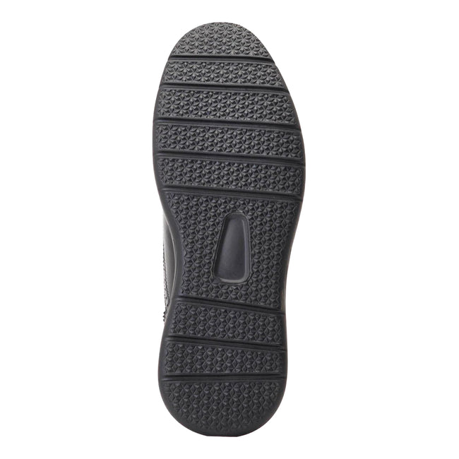 Black - Side - Base London Mens Flight Leather Brogues