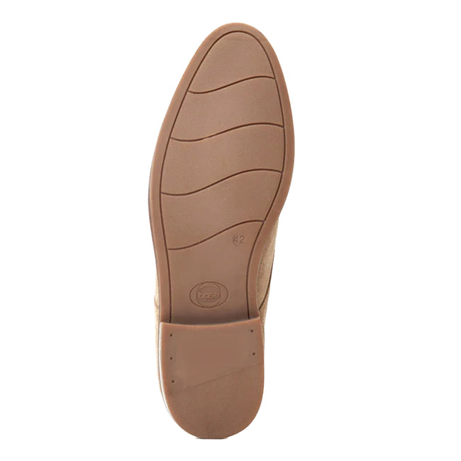 Sand - Side - Base London Mens Virgil Suede Chelsea Boots