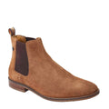 Ginger - Front - Base London Mens Virgil Suede Chelsea Boots